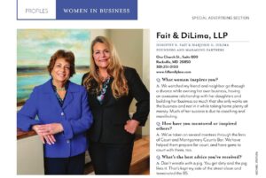 Women In Business: Dorothy R. Fait & Marjorie G. DiLima Founding And Managing Partners